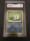 GMA Graded 2000 Pokemon Team Rocket #46 DARK WARTORTLE Trading Card - NM 7