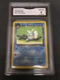 GMA Graded 2000 Pokemon Team Rocket #46 DARK WARTORTLE Trading Card - VG-EX 4