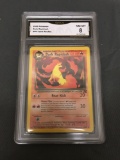 GMA Graded 1999 Pokemon Team Rocket #44 DARK RAPIDASH Trading Card - NM-MT 8