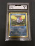 GMA Graded 1999 Pokemon Fossil #56 TENTACOOL Trading Card - NM-MT 8