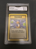 GMA Graded 2000 Pokemon Base 2 Set #120 GUST OF WIND Trading Card - NM-MT+ 8.5