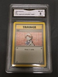 GMA Graded 2002 Pokemon Legendary Collection #108 BILL Trading Card - NM-MT 8