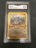 GMA Graded 1999 Pokemon Jungle 1st Edition #45 RHYDON Trading Card - VG-EX+ 4.5
