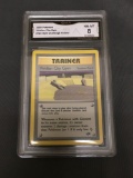GMA Graded 2000 Pokemon Gym Challenge #123 VIRIDIAN CITY GYM Trading Card - NM-MT 8