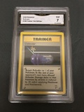 GMA Graded 2000 Pokemon Base 2 Set #109 DEFENDER Trading Card - NM 7