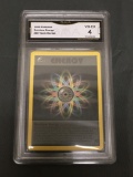 GMA Graded 2000 Pokemon Team Rocket #80 RAINBOW ENERGY Trading Card - VG-EX 4