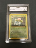 GMA Graded 2000 Pokemon Base 2 Set #44 IVYSAUR Trading Card - NM-MT 8