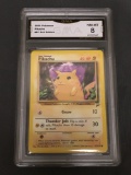 GMA Graded 2000 Pokemon Base 2 Set #87 PIKACHU Trading Card - NM-MT 8