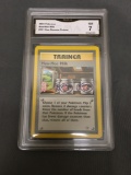 GMA Graded 2000 Pokemon Neo Genesis #101 MOO-MOO MILK Trading Card - NM 7