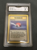 GMA Graded 1999 Pokemon Jungle #64 POKE BALL Trading Card - EX-NM 6