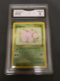 GMA Graded 1999 Pokemon Jungle #52 EXEGGCUTE Trading Card - NM-MT 8