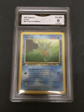GMA Graded 1999 Pokemon Fossil 1st Edition #49 HORSEA Trading Card - EX-NM 6