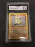 GMA Graded 2002 Pokemon Legendary Collection #91 SANDSHREW Trading Card - NM-MT+ 8.5