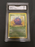 GMA Graded 1999 Pokemon Jungle 1st Edition #63 VENONAT Trading Card - NM 7