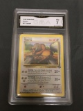 GMA Graded 1999 Pokemon Jungle #47 TAUROS Trading Card - NM 7