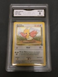 GMA Graded 1999 Pokemon Jungle #62 SPEAROW Trading Card - NM-MT 8