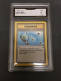 GMA Graded 1999 Pokemon Fossil Unlimited #59 ENERGY SEARCH Trading Card - EX 5