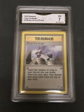GMA Graded 2000 Pokemon Gym Heroes #126 TRASH EXCHANGE Trading Card - NM 7