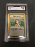 GMA Graded 2000 Pokmeon Gym Heroes #100 ERIKA Trading Card - NM-MT+ 8.5