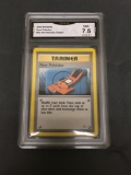 GMA Graded 2000 Pokemon Neo Genesis #95 NEW POKEDEX Trading Card - NM+ 7.5