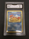GMA Graded 1999 Pokemon Fossil #51 KRABBY Trading Card - NM-MT 8