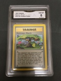 GMA Graded 2000 Pokemon Neo Genesis #102 POKEMON MARCH Trading Card - NM-MT 8