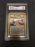 GMA Graded 2000 Pokemon Neo Genesis #100 DOUBLE GUST Trading Card - NM+ 7.5