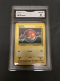 GMA Graded 2000 Pokemon Base 2 Set #98 VOLTORB Trading Card - NM-MT 8