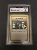 GMA Graded 2000 Pokemon Neo Genesis #91 BILL'S TELEPORTER Trading Card - EX-NM 6