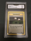 GMA Graded 1999 Pokemon Fossil 1st Edition #60 GAMBLER Trading Card - MINT 9