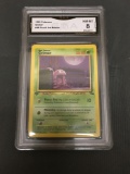 GMA Graded 1999 Pokemon Fossil 1st Edition #48 GRIMER Trading Card - NM-MT 8