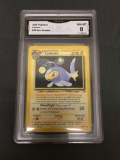 GMA Graded 2000 Pokemon Neo Genesis #38 LANTURN Trading Card - NM-MT 8