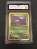 GMA Graded 1999 Pokemon Fossil 1st Edition #48 GRIMER Trading Card - NM-MT 8
