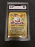 GMA Graded 2000 Pokemon Base 2 Set #25 ELECTRODE Rare Trading Card - NM+ 7.5