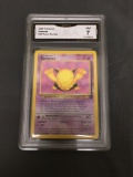 GMA Graded 2000 Pokemon Team Rocket #54 DROWZEE Trading Card - NM 7