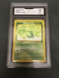 GMA Graded 2000 Pokemon Team Rocket #63 ODDISH Trading Card - NM 7