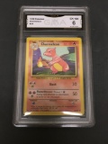 GMA Graded 1999 Pokemon Base Set Unlimited #24 CHARMELEON Trading Card - EX-NM 6