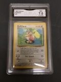 GMA Graded 1999 Pokemon Base Set Unlimited #27 FARFETCH'D Trading Card - NM+ 7.5