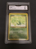 GMA Graded 2000 Pokemon Team Rocket #63 ODDISH Trading Card - EX 5