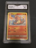 GMA Graded 2019 Pokemon Hidden Fates #7 CHARMANDER Trading Card - GEM MINT 10