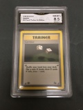 GMA Graded 1999 Pokemon Fossil 1st Edition #60 GAMBLER Trading Card - NM-MT+ 8.5