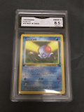 GMA Graded 1999 Pokemon Fossil 1st Edition #56 TENTACOOL Trading Card - NM-MT+ 8.5