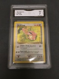 GMA Graded 1999 Pokemon Jungle #38 LICKITUNG Trading Card - NM 7
