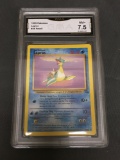 GMA Graded 1999 Pokemon Fossil #25 LARPAS Rare Trading Card - NM+ 7.5