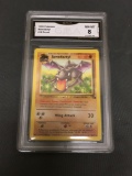 GMA Graded 1999 Pokemon Fossil #16 AERODACTYL Rare Trading Card - NM-MT 8
