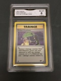 GMA Graded 2000 Pokemon Gym Challenge #103 ERIKA'S KINDNESS Trading Card - NM-MT 8