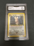 GMA Graded 2000 Pokemon Neo Genesis #42 NOCTOWL Trading Card - NM+ 7.5