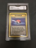 GMA Graded 1999 Pokemon Jungle 1st Edition #64 POKE BALL Trading Card - EX 5