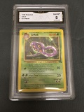 GMA Graded 1999 Pokemon Fossil #31 ARBOK Trading Card - NM-MT 8