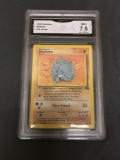 GMA Graded 1999 Pokemon Jungle #61 RHYHORN Trading Card - NM+ 7.5